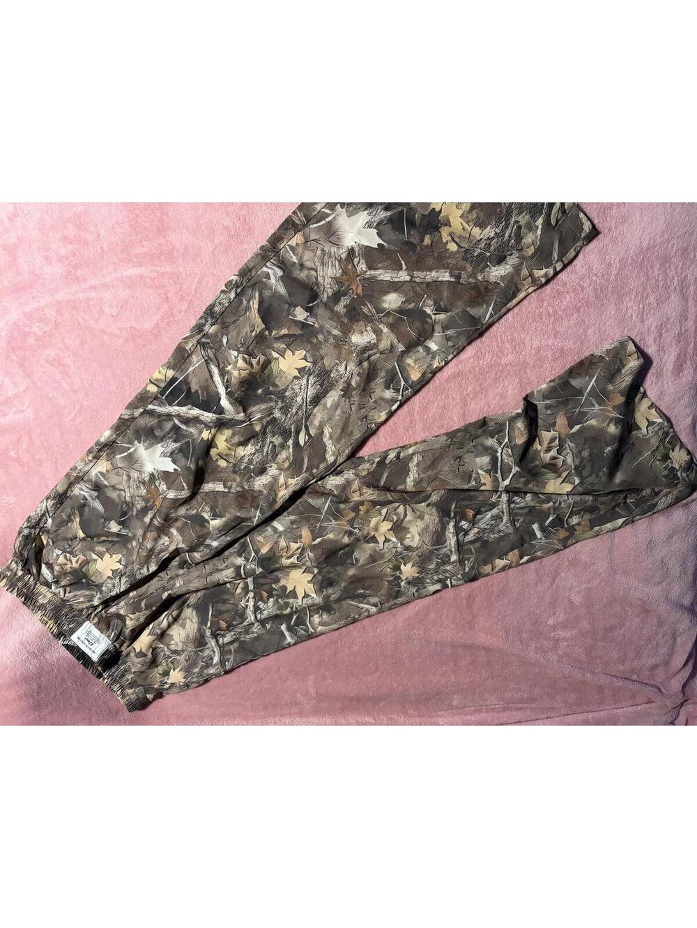 SHEIN EZwear Camouflage Print Elastic Waist Pants Size M
